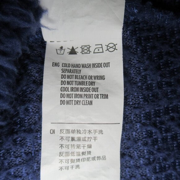 Cotton On Plush Sherpa Cropped Half-Zip Hoodie | Size Medium - Picture 9 of 10